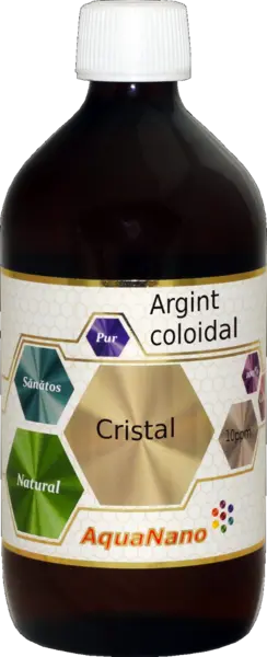 Argint Coloidal Cristal (incolor) Aquanano, 480ml, Aghoras