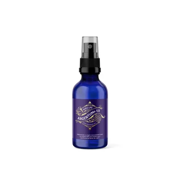 Argint nanocoloidal Argentum+ Editie Aniversara, 111 Ppm, 60ml, Pure Life