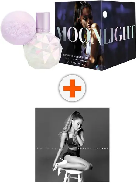 Ariana GrandeSet - Apă de parfum Moonlight, 100 ml + My Everything (CD)