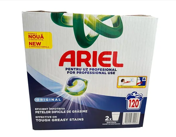 Ariel Detergent Capsule All in 1 PODS, 120 buc, Professional Original