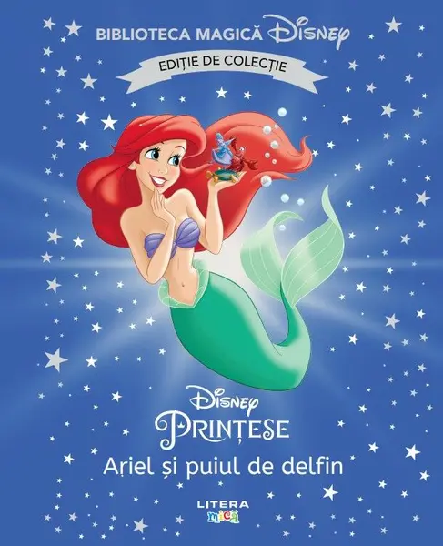 Ariel si puiul de delfin. Volumul 55. Disney. Biblioteca magica. Editie de colectie