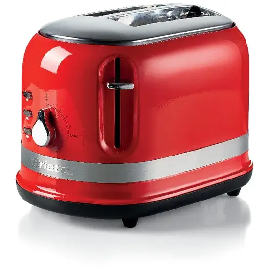 Ariete Ariete 149 Prajitor de paine modern cu 2 felii, 815 W, Rosu