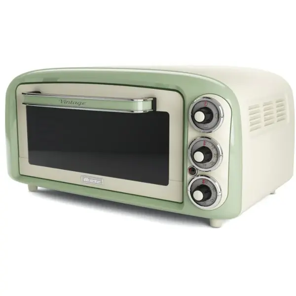 Ariete Cuptor electric Ariete, Vintage 979, 18 l, 1380 W, Rustic, Crem / Verde