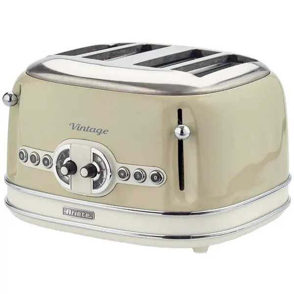 Ariete Prajitor de paine Ariete 156.BG, 1600W, 4 felii, Beige