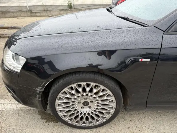 Aripa fata stanga culoare negru - lz9y Audi A6 facelift (2008-2011) [4f, C6]