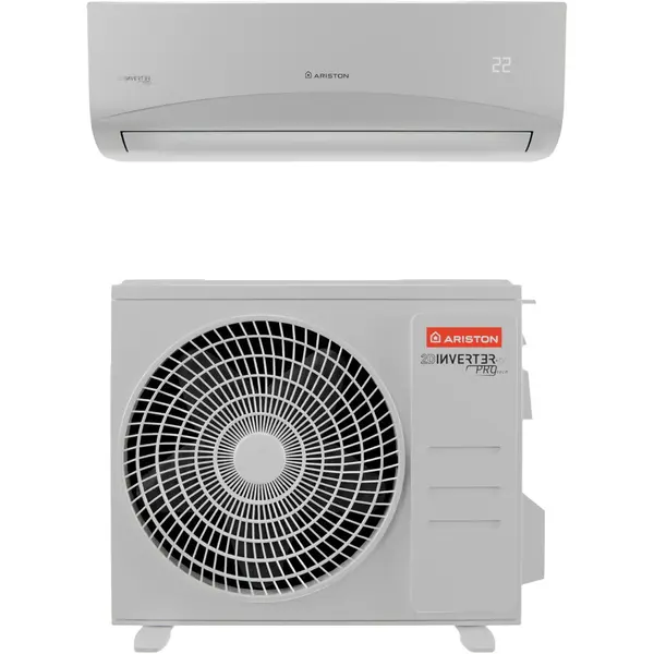 Ariston Aparat de aer conditionat Ariston PRIOS 35 Wi-Fi, 12000 BTU, Clasa A++, Functie incalzire, 2D Inverter, Follow me, R32, Alb