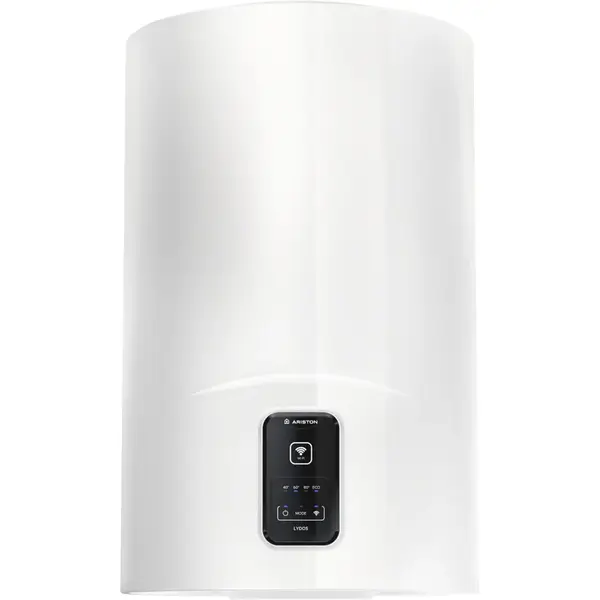 Ariston Boiler electric Ariston Lydos Wi-Fi 80L, 1800 W, conectivitate internet, rezervor emailat cu Titan