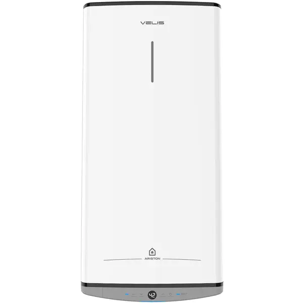 Ariston Boiler electric Ariston Velis Dune 50 EU, 1500W, 50 l, control electronic complet, Touch control, functie ECO EVO, protectie ioni de argint, anod de magneziu, rezervor emailat cu titan, Alb