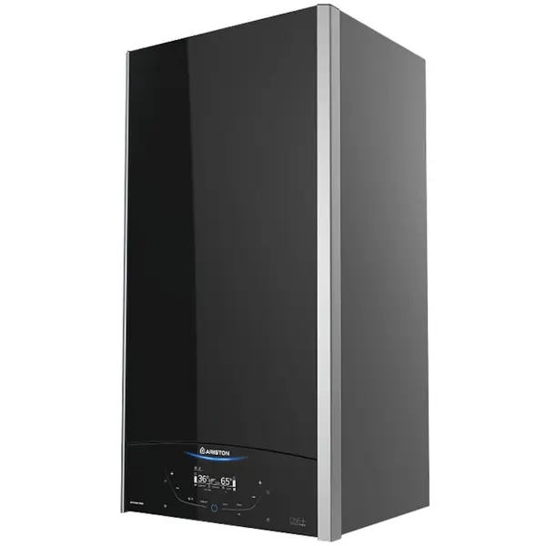 Ariston Centrala termica murala in condensare Ariston ALTEAS ONE+ NET 24, 24kW, gaz natural + GPL, Wi-Fi, senzor camera Sensys HD inclus, panou frontal din sticla, ecran tactil, schimbator caldura otel inoxidabil, control vocal, fara kit inclus