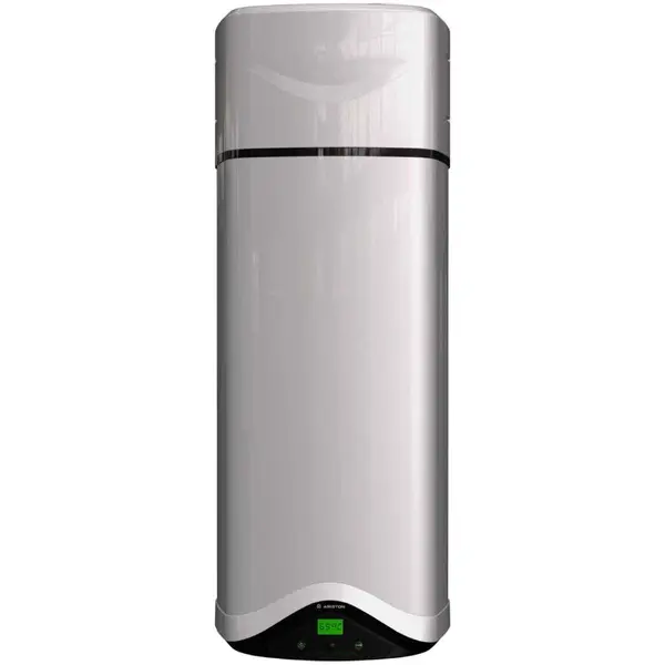 Ariston Pompa de caldura monobloc pentru apa calda Ariston NUOS EVO A+, 80l, Display LCD, Cazan din otel emailat cu titan, Clasa energetica A+, Alb