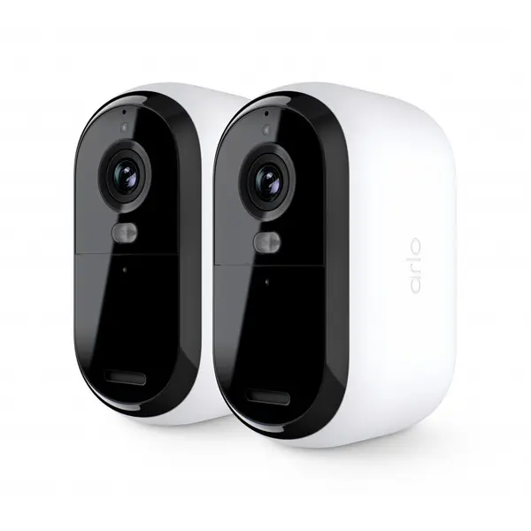 Arlo Camera de supraveghere Arlo VMC2250-111EUS Essential (Gen.2) 2 pack, 2MP, Full HD, Color Night Vision, wireless, baterie reincarcabila, microfon si difuzor, reflector integrat, IP65 (Alb)