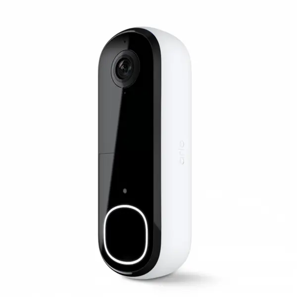 Arlo Sonerie video Arlo Essential Security Full HD, detectie AI, Alb