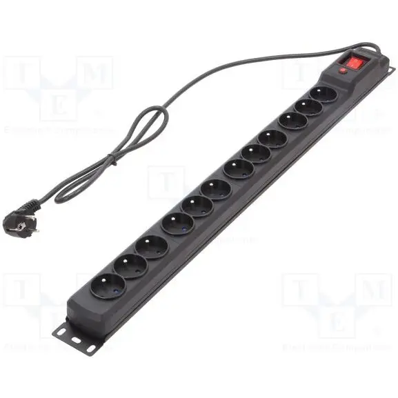 Armac Prelungitor LESTAR ZX 510 , 12 prize , 1.5m , negru