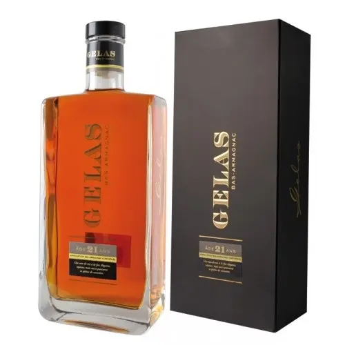 Armagnac Gelas 21 Ani Decanter Luxe 0.7 L