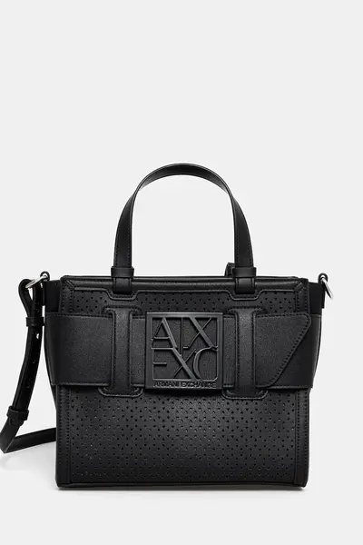 Armani Exchange geantă crossbody pentru femei, cu imitație de piele