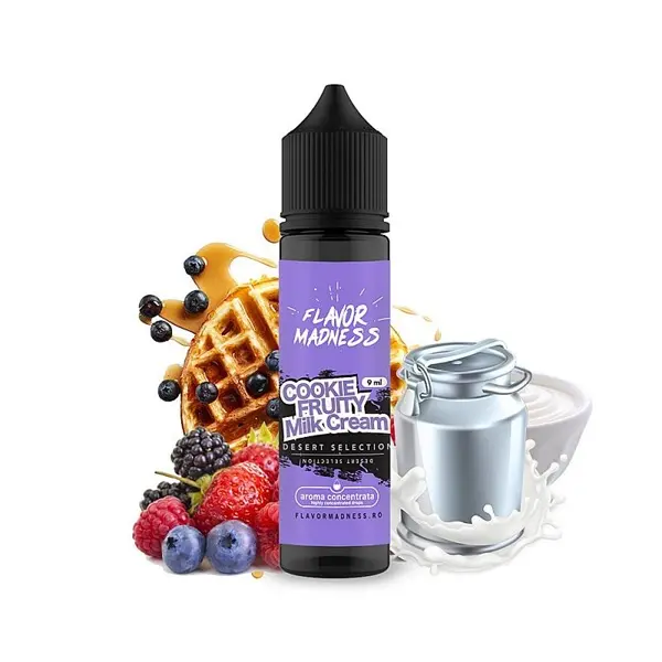 Aroma Flavor Madness 9ml - Cookie Fruit Milk Cream