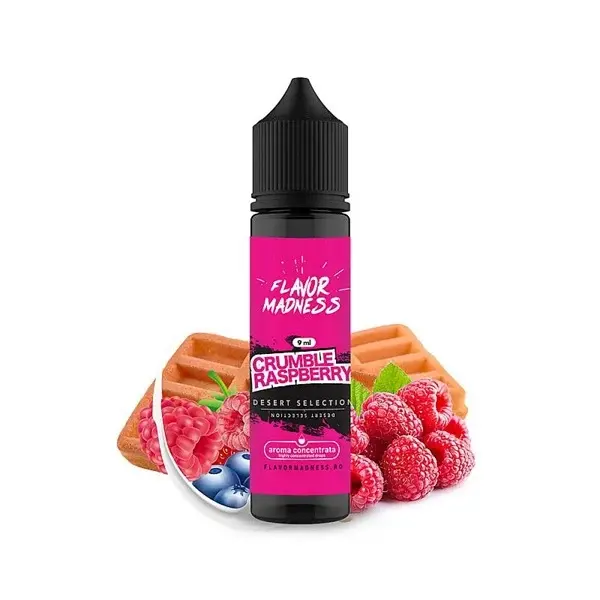 Aroma Flavor Madness 9ml - Crumble Raspberry