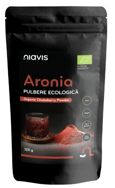 Aronia pulbere ecologica, 125g, Niavis