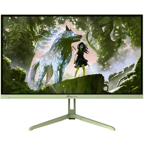 AROZZI Monitor Gaming IPS LED Arozzi 24 AZ-NO-24T1K200-FST, Full HD (1920 x 1080), HDMI, DisplayPort, 200 Hz, 1 ms,Verde