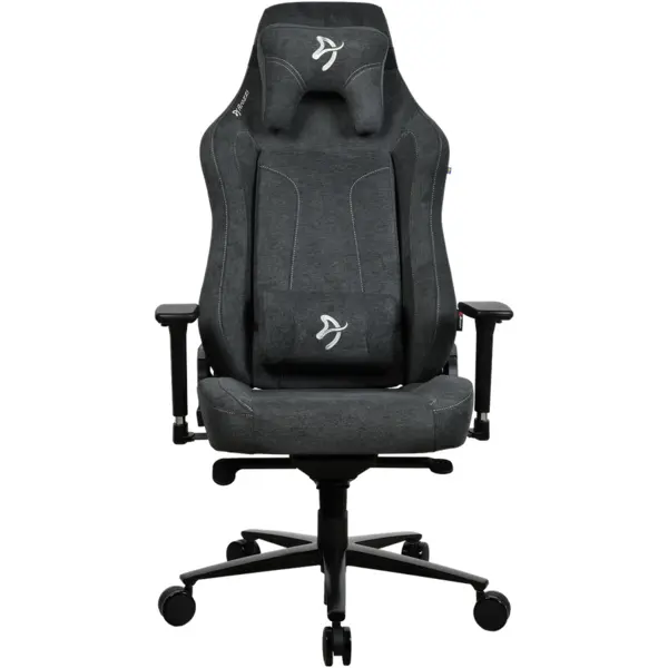 AROZZI Scaun Gaming Arozzi Vernazza XL SoftFabric, Tetiera, Ajustabil, max. 170kg, Gri inchis