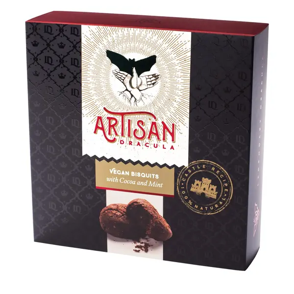 Artisan bisquits cocoa and mint 180 gr