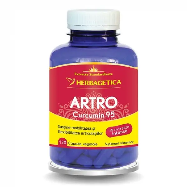 Artro Curcumin 95, 120 capsule, Herbagetica