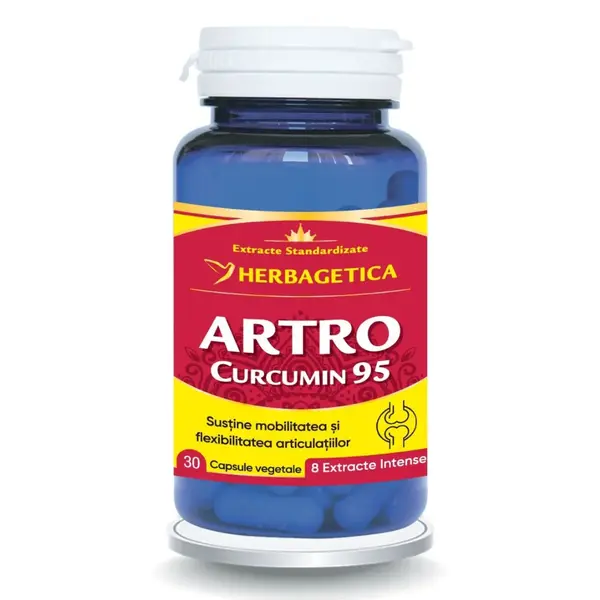 Artro+ Curcumin 95, 30 capsule, Herbagetica