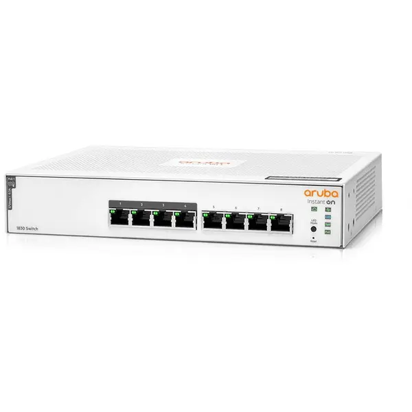Aruba Switch Aruba JL811A Instant On 1830, 8 porturi Gigabit 4p Class4 PoE 65W