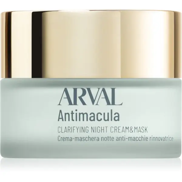 Arval Antimacula Clarifying Night Cream & Mask cremă-mască de noapte regeneratoare impotriva petelor 50 ml