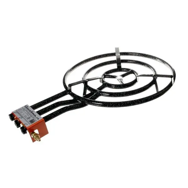 Arzator Gaz din Fier Emailat, 60 cm, 3 Cercuri, Garcima