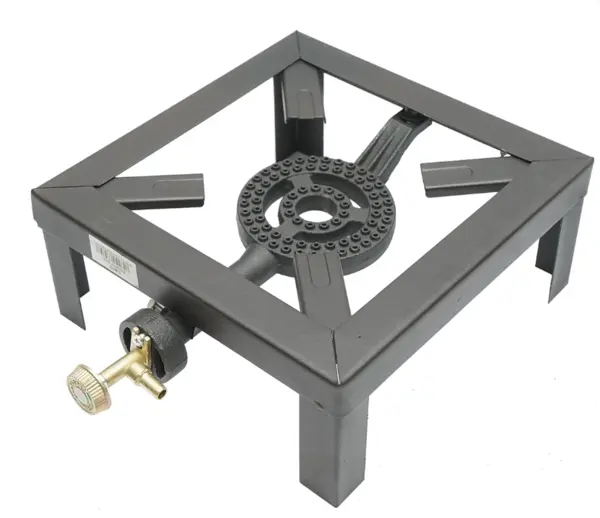 Arzator gaz patrat cu 4 picioare 250x250x100mm