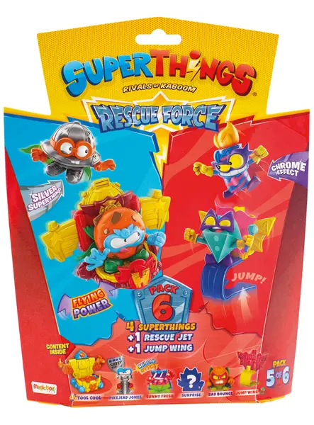As Superthings Rivals Of Kaboom Rescue Force Blister 6 Random (1013 61607)