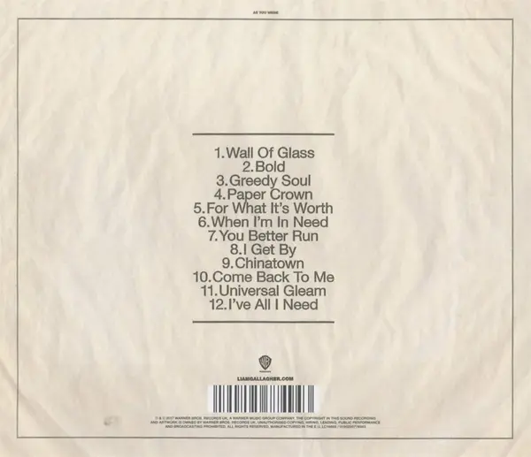 As You Were | Liam Gallagher