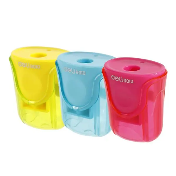 Ascuțitoare cu recipient Deli U-touch - ER01000-MT, sortiment