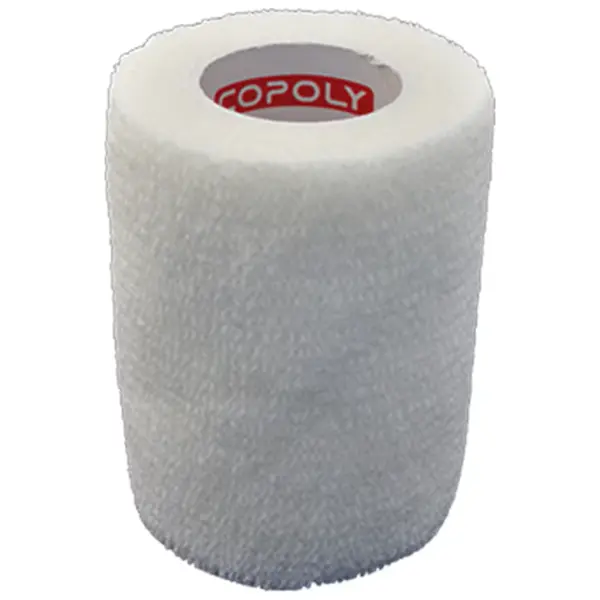 Asepta bandaj elastic autoadeziv alb -copoly 5 cm x45 cm X 1 rola