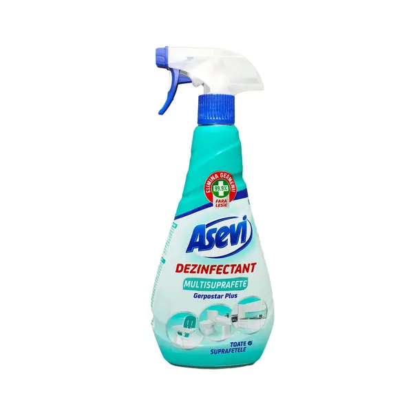 Asevi Dezinfectant multisuprafete, cu pompa, 750 ml, Gerpostar Plus