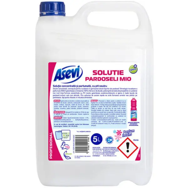 Asevi Solutie pardoseli, 5L, Profesional Mio