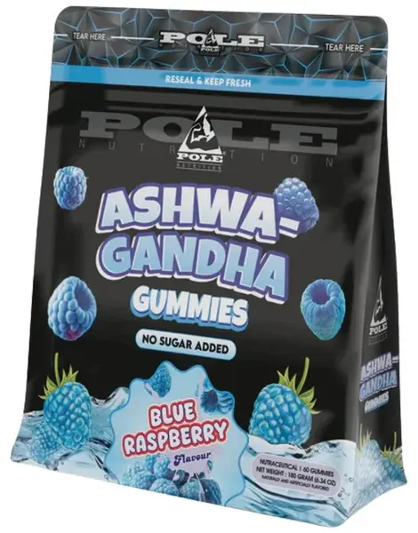 Ashwagandha Gummies, 60 bomboane gelatinoase, Pole Nutrition