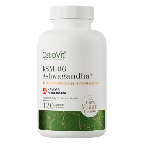 Ashwagandha KSM-66, 120 capsule, OstroVit