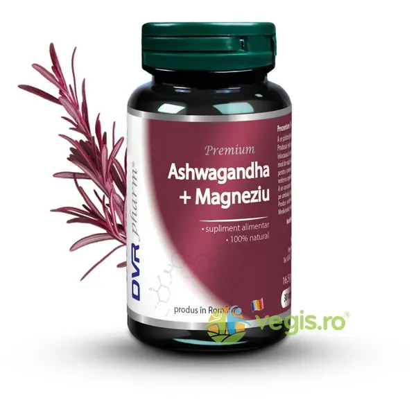 Ashwagandha + Magneziu 30cps