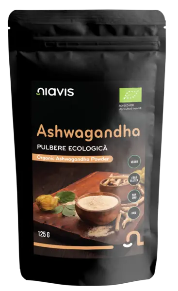 Ashwagandha Pulbere ecologica, 125g, Niavis