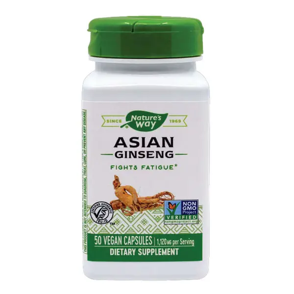 Asian Ginseng 560 mg, 50 capsule – Nature’s Way