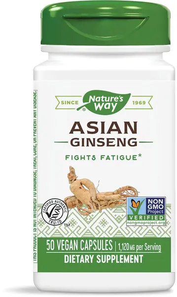 Asian Ginseng, 560 mg, 50 capsule, Nature's Way
