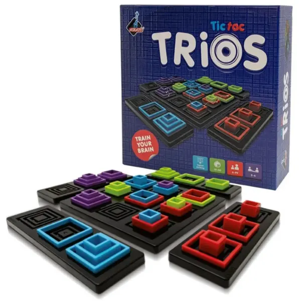 ASKATO Joc de logica - Tic Tac Trios