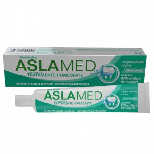 Aslamed pasta dinti tratament homeopat 75ml Zephyr Labs