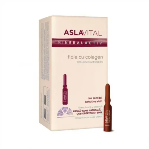 Aslavital Mineralactiv fiole cu colagen 10x2ml Zephyr Labs