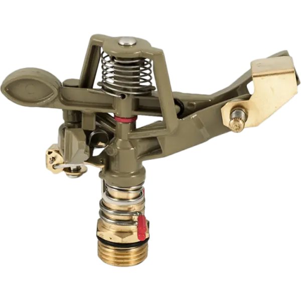 Aspersor Cu Impact Din Alama, Cu Fe, Presiune 1-4 Bari, Debit Maxim 0,62-1,18 M3/h, Suprateran,diametru De Aspersie 21-26 M