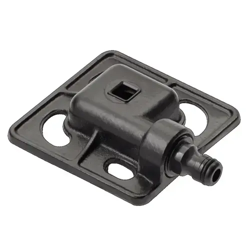 Aspersor universal stationar patrat Fiskars 1023664, corp din metal, rezistent la rugina