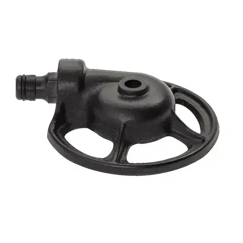 Aspersor universal stationar rotund Fiskars 1023663, corp din metal, rezistent la rugina