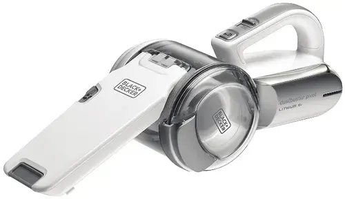 Aspirator Black+Decker Dustbuster Pivot PV1820L, Cap rotabil, 35 W, 0.44 L (Alb)